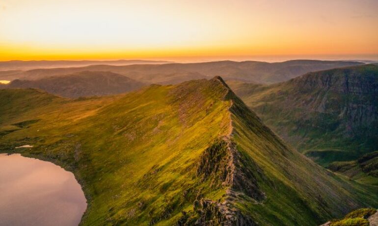 Helvellyn Via Striding Edge