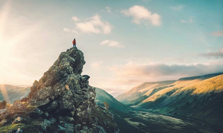 Helm Crag (The lion and the lamb rock feature)